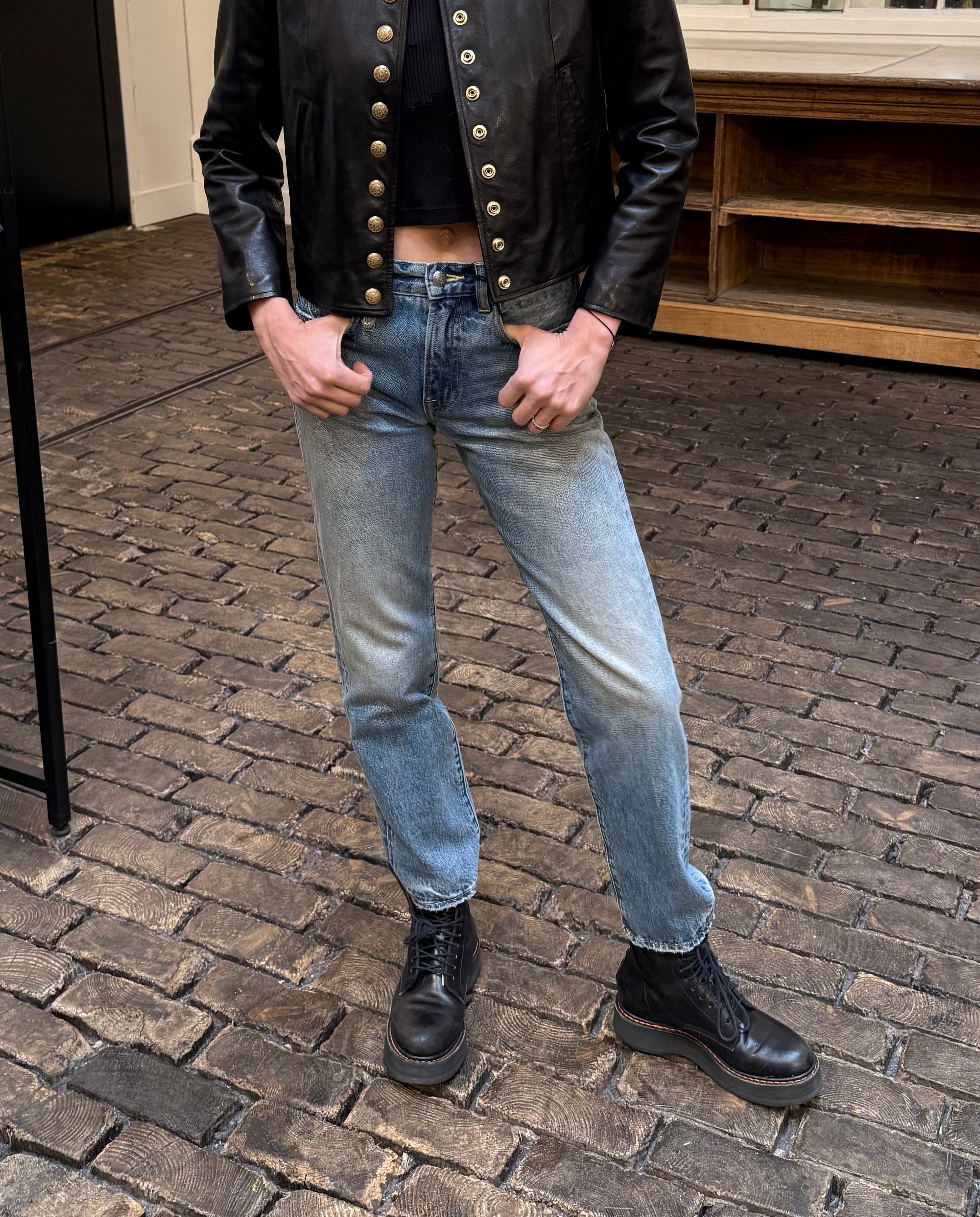 R13, Romeo, Wilted Blue, Jeans