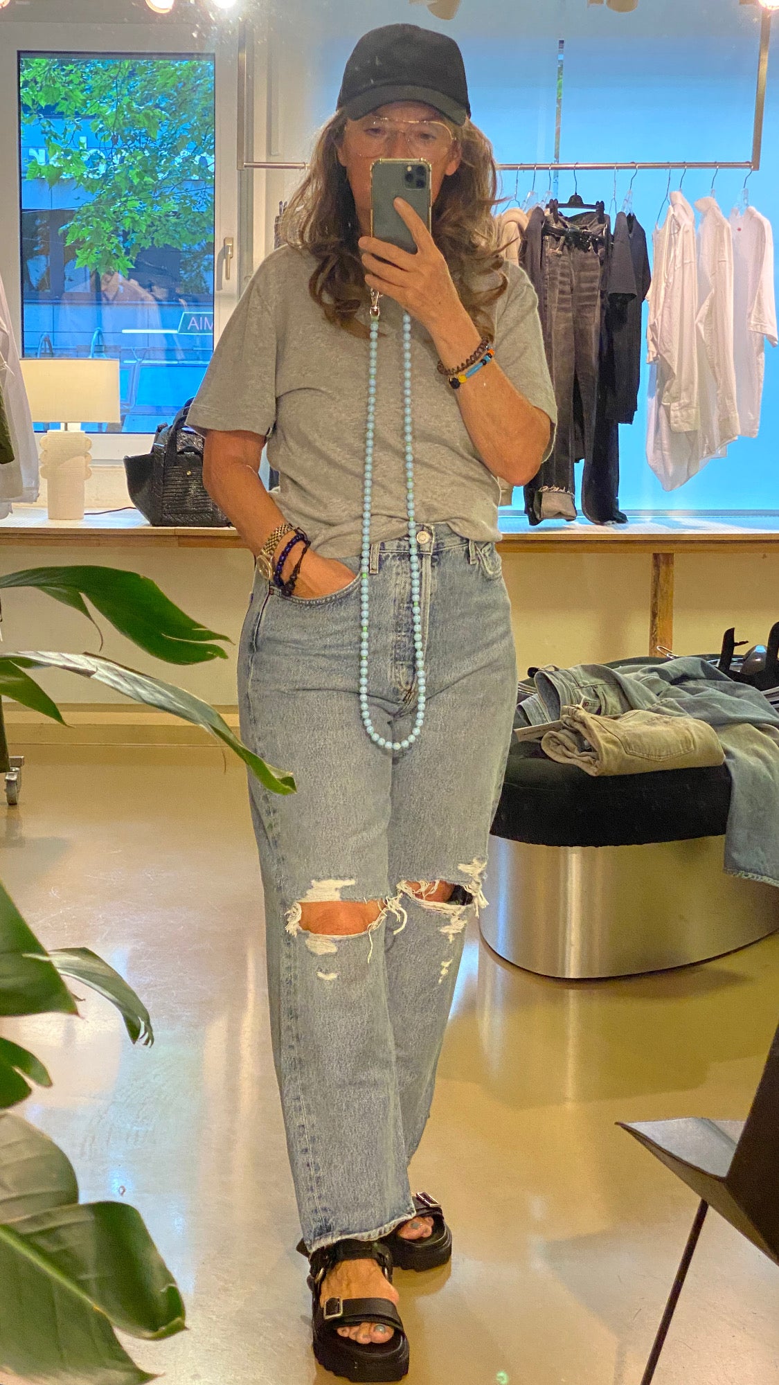 90's Crop, Mid Rise Straight, Suspend, Jeans 