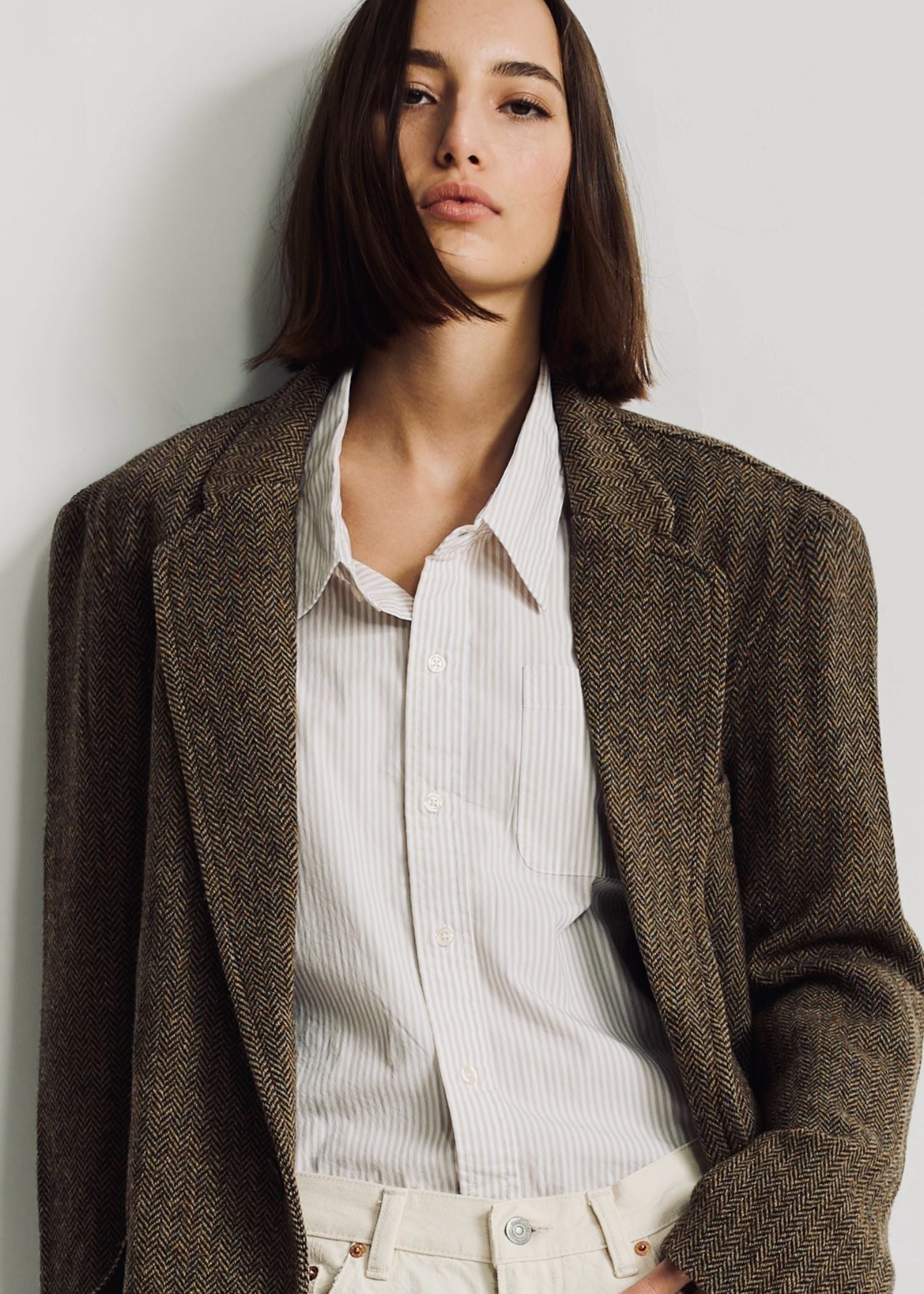 Denimist, Hyannis Deconstructed, Brown Herringbone, Blazer