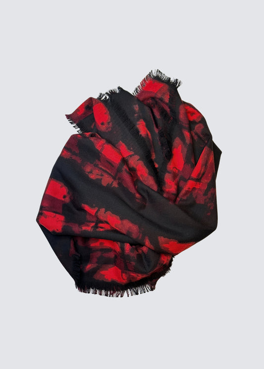Bohemian, Red, Scarf