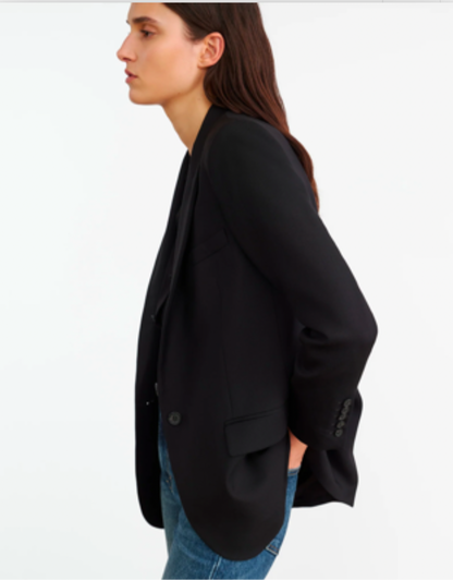 Diane, Black, Blazer