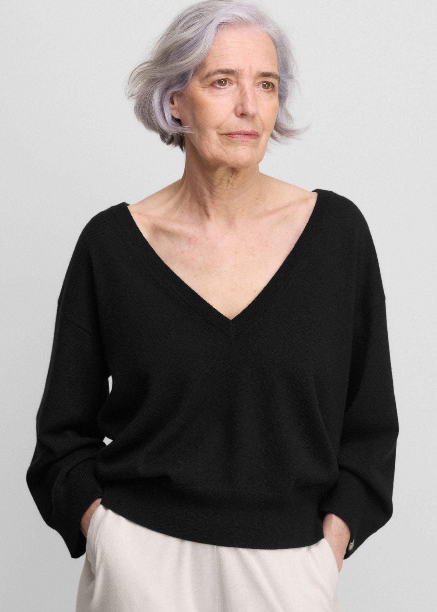 Extreme Cashmere, No 491, Pearl, Raven, Pullover