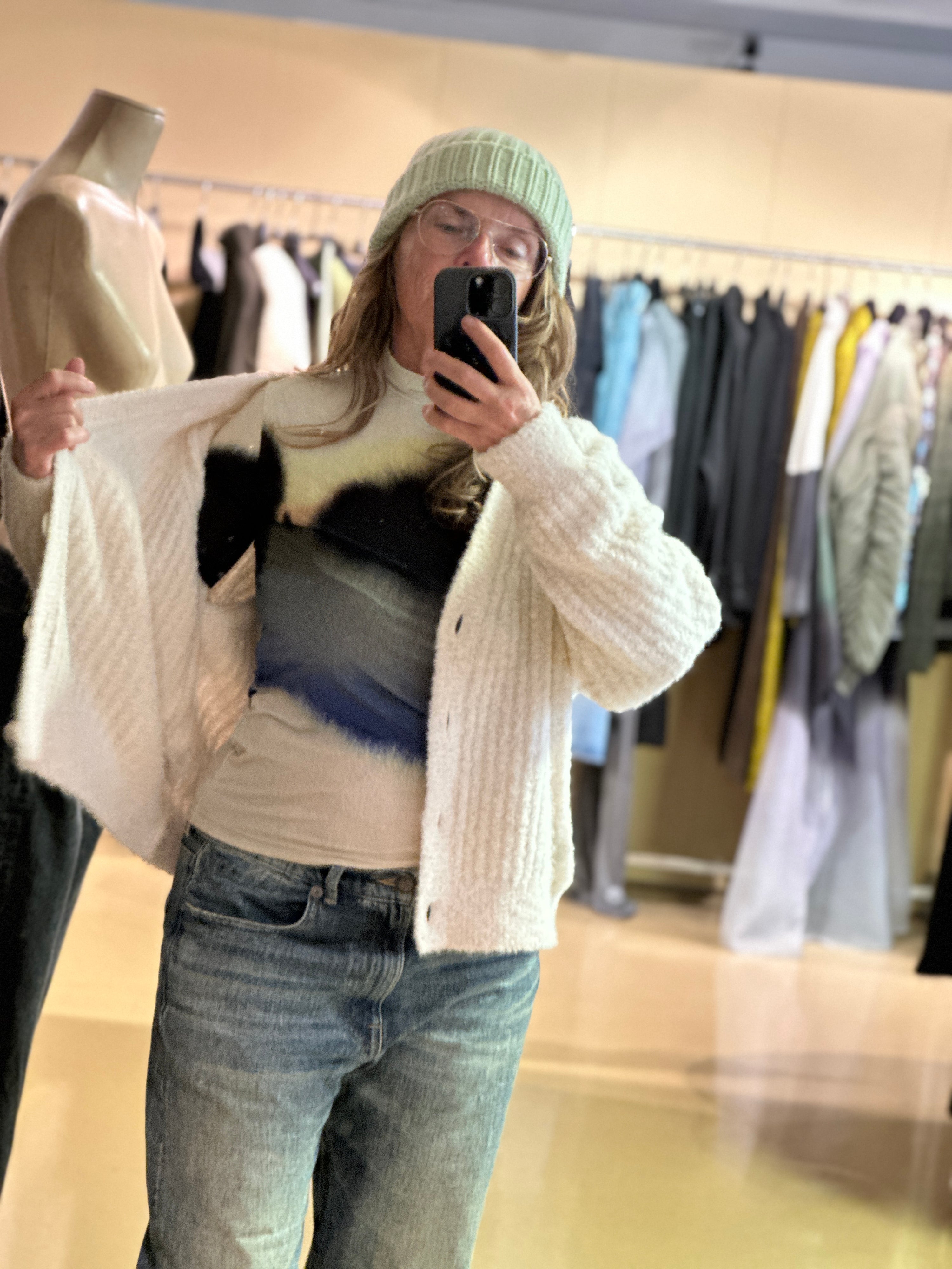 Kaomi, off-white, cardigan 