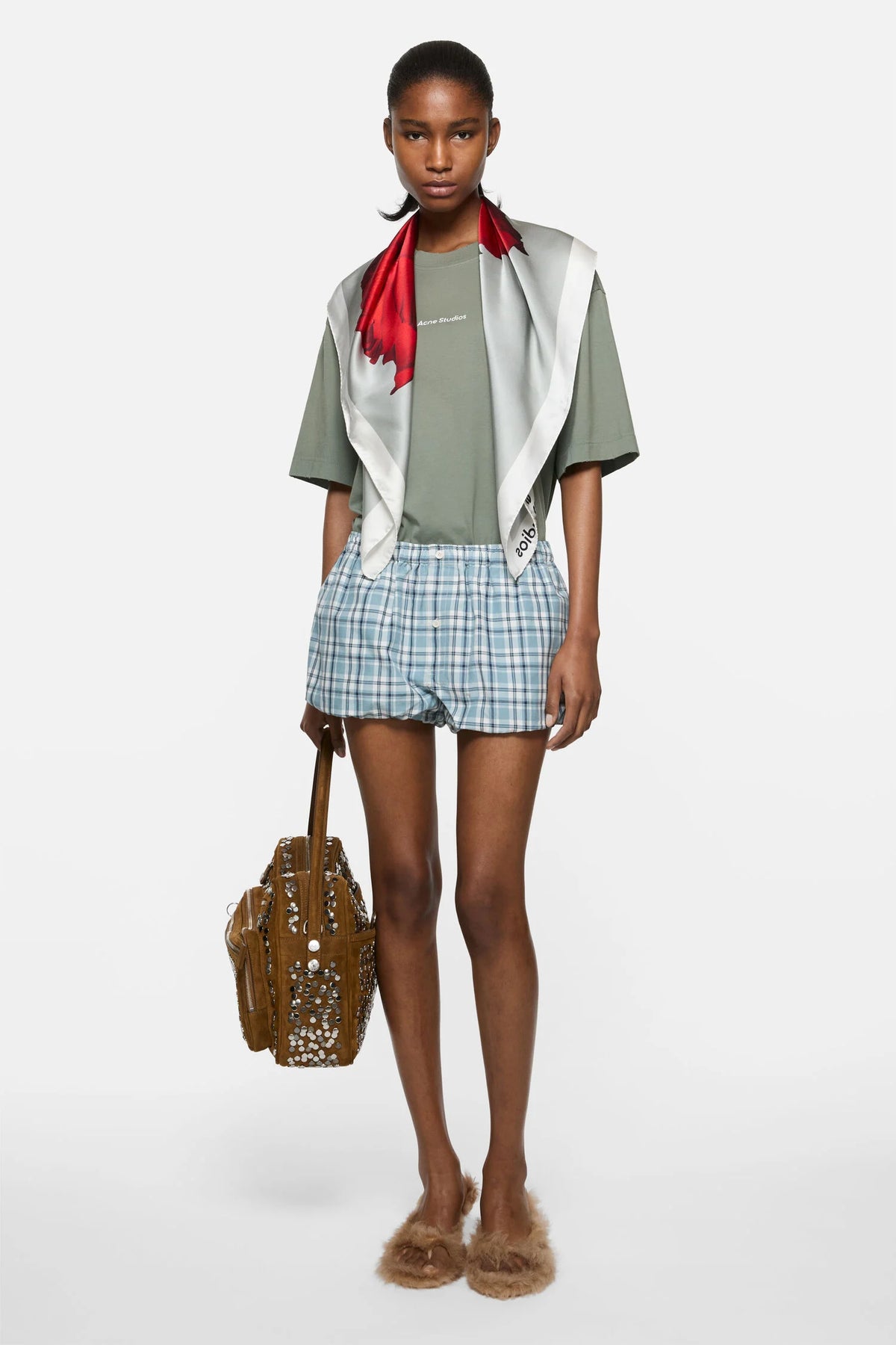 Acne Studios, White, Tuch