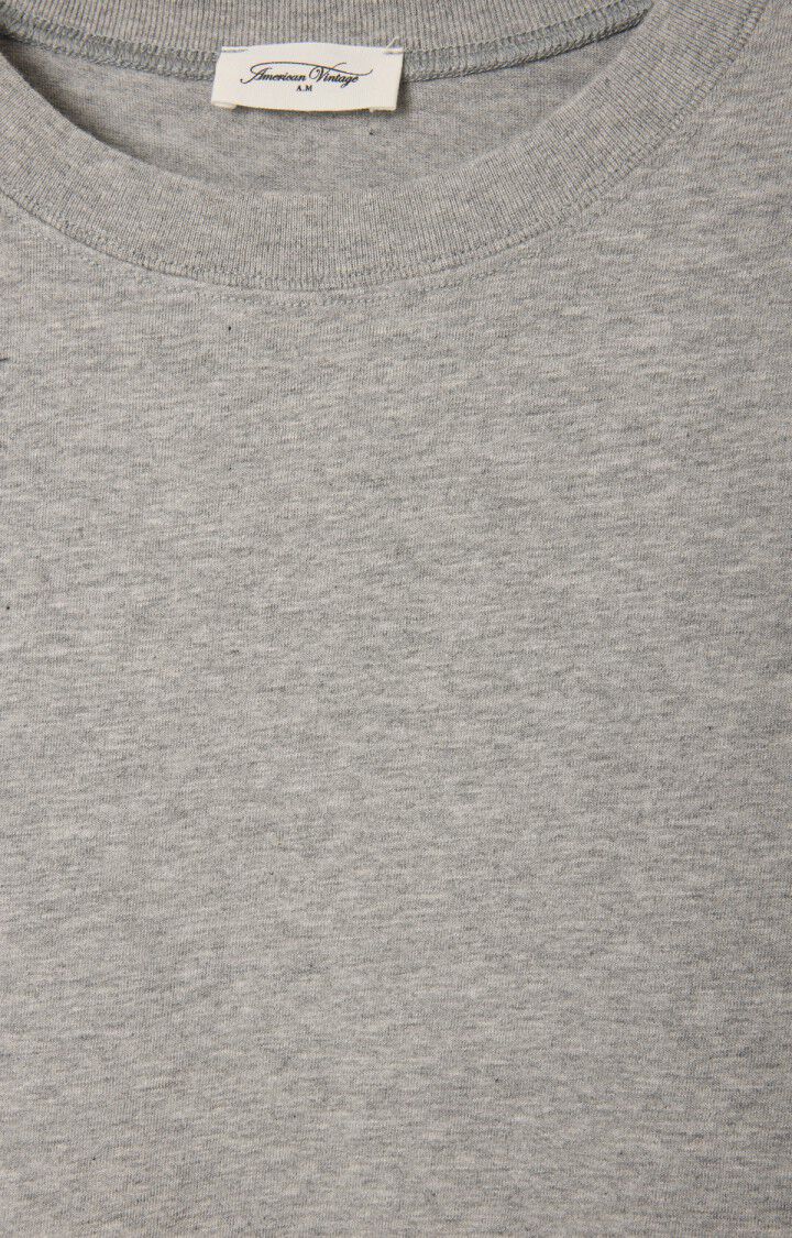 Fizvalley, Gris Chiné, T-Shirt