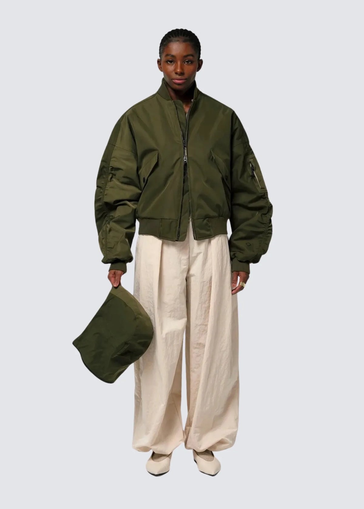 GoFranck, Misty, Dark Olive, Bomberjacke
