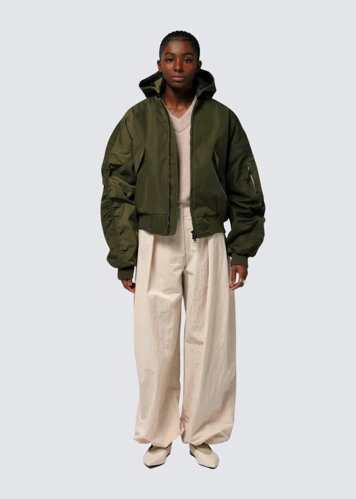 GoFranck, Misty, Dark Olive, Bomberjacke