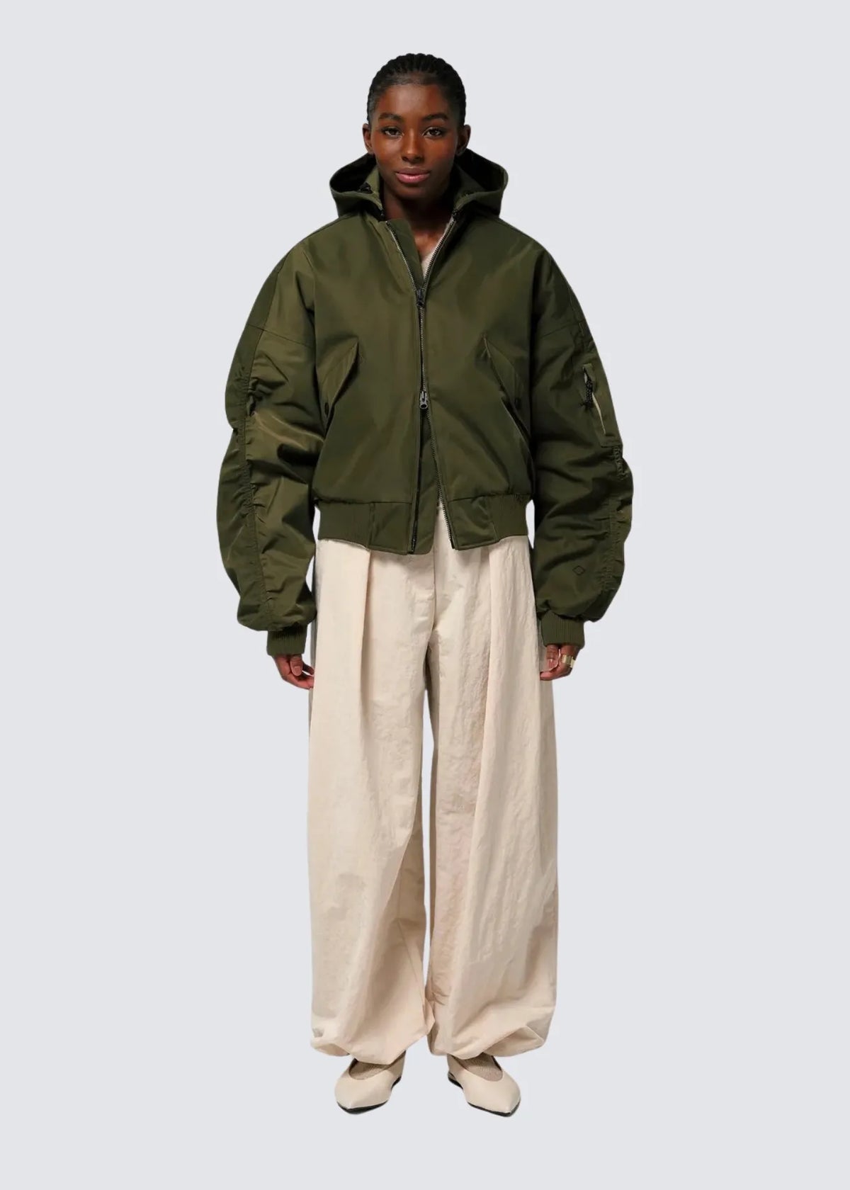 GoFranck, Misty, Dark Olive, Bomberjacke