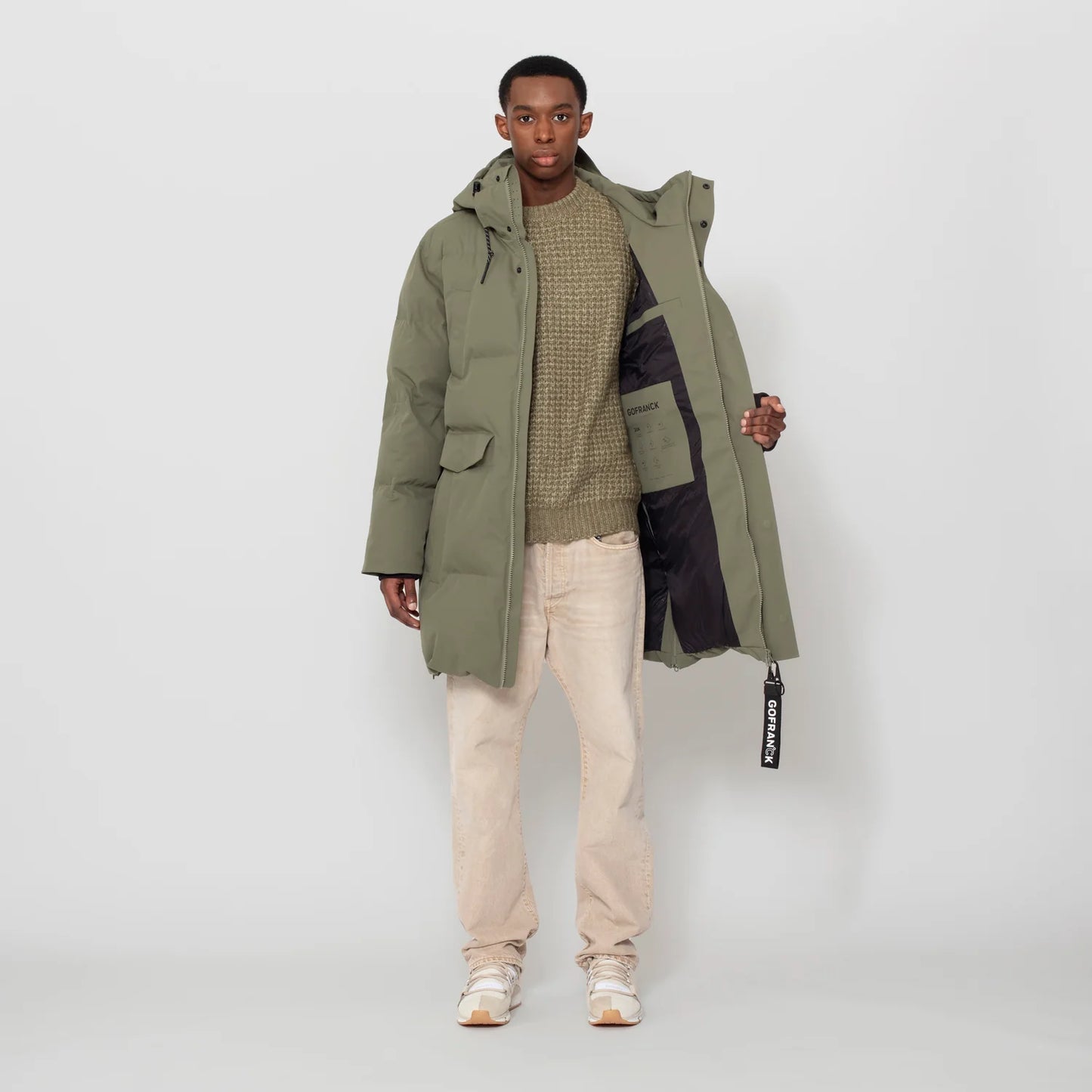 Climate, Deep Lichen Green, Waterproof Coat