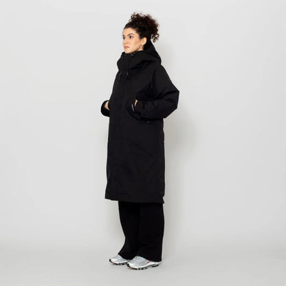 Cold Winter, Deep Black, Waterproof Coat