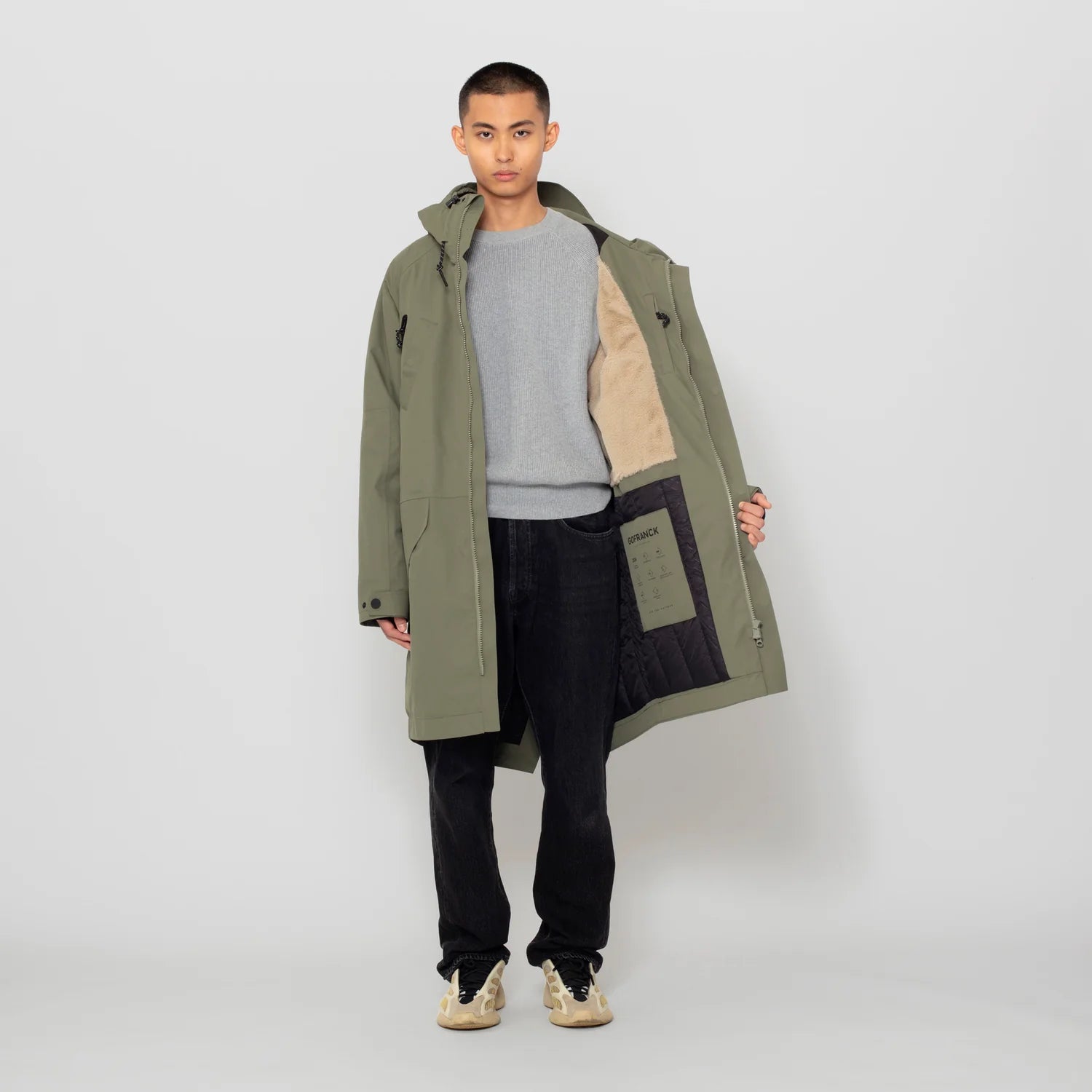 Ozone, Deep Lichen Green, Regenmantel