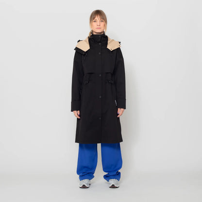 Skyler, Deep Black, Waterproof Coat