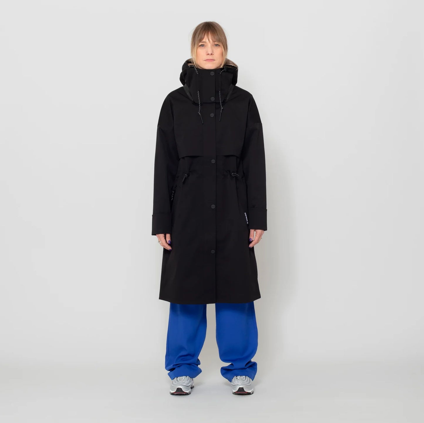 Skyler, Deep Black, Waterproof Coat