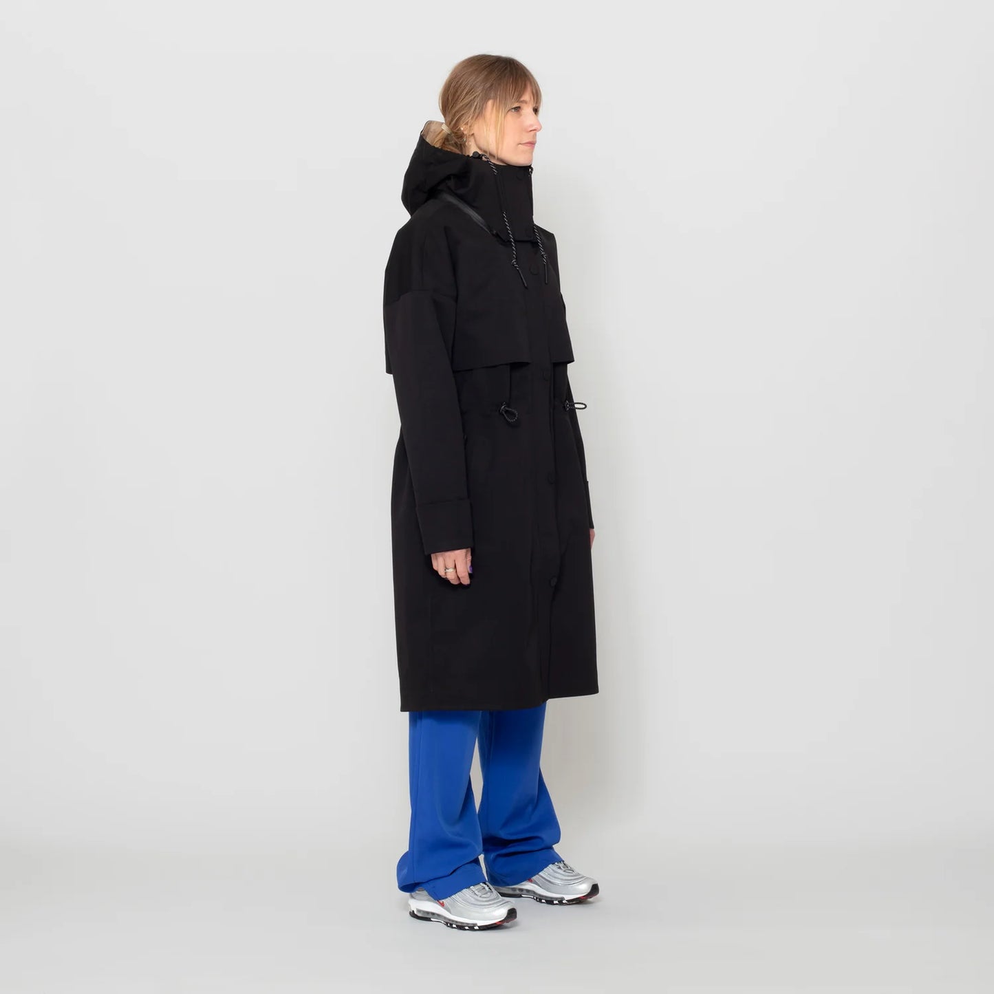 Skyler, Deep Black, Waterproof Coat