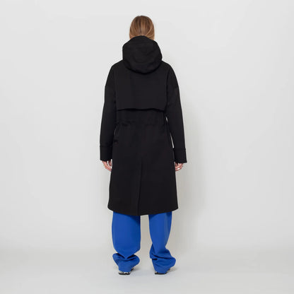 Skyler, Deep Black, Waterproof Coat