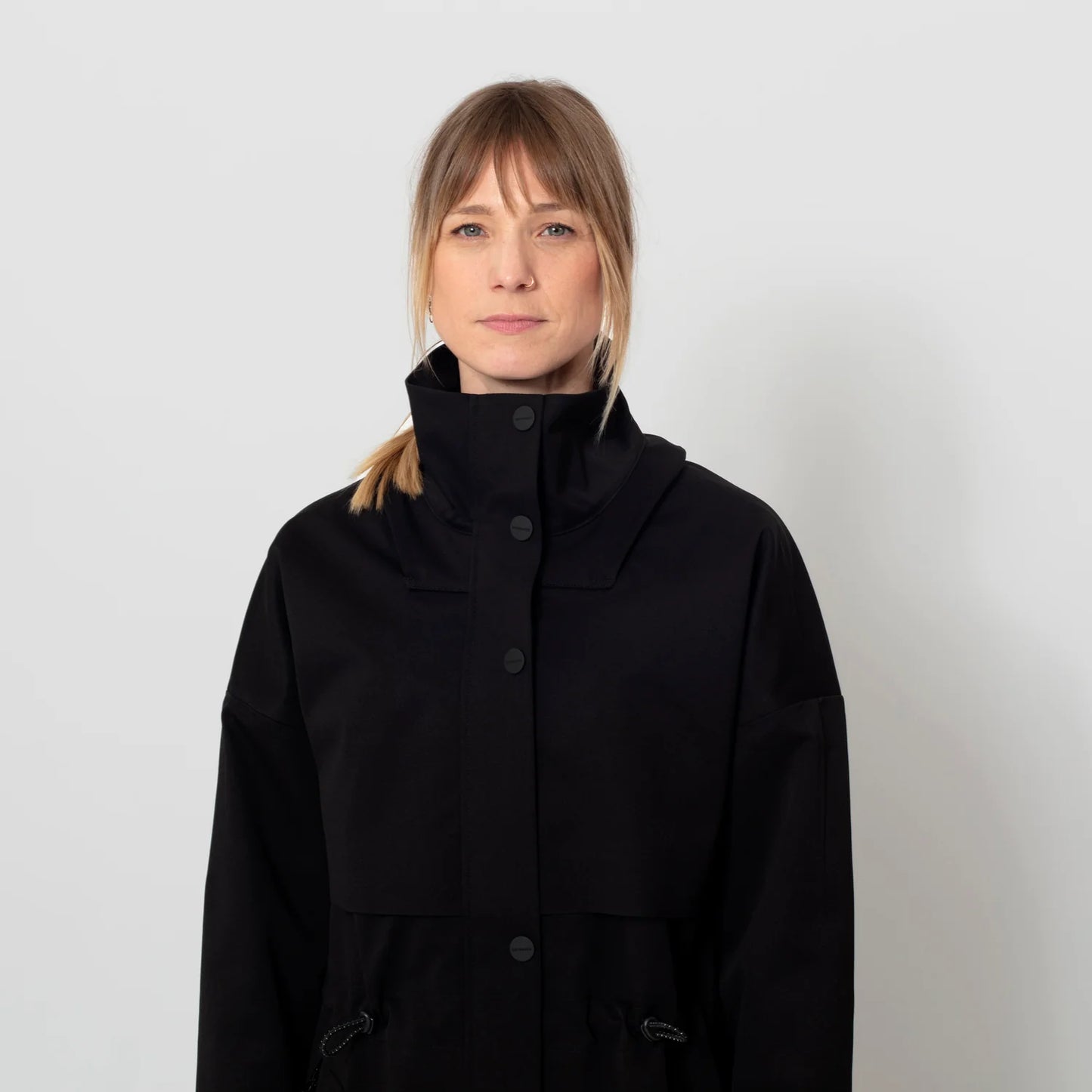 Skyler, Deep Black, Waterproof Coat