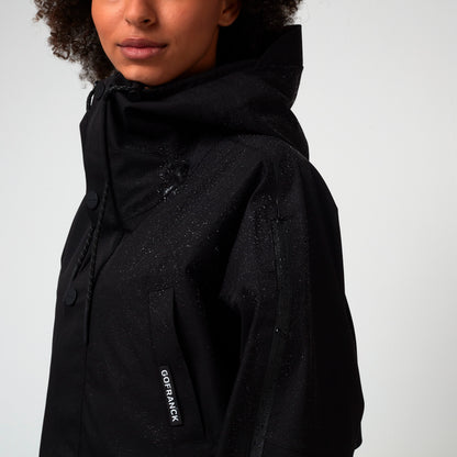 Hot Summer, Deep Black, Waterproof Coat