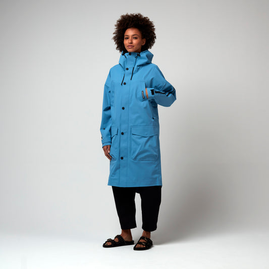 Hot Summer, Niagara Blue, Waterproof Coat