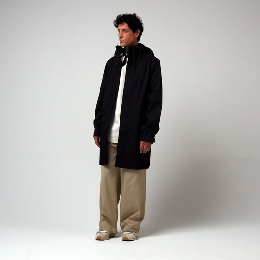 Rain Eater, Deep Black, Waterproof Coat