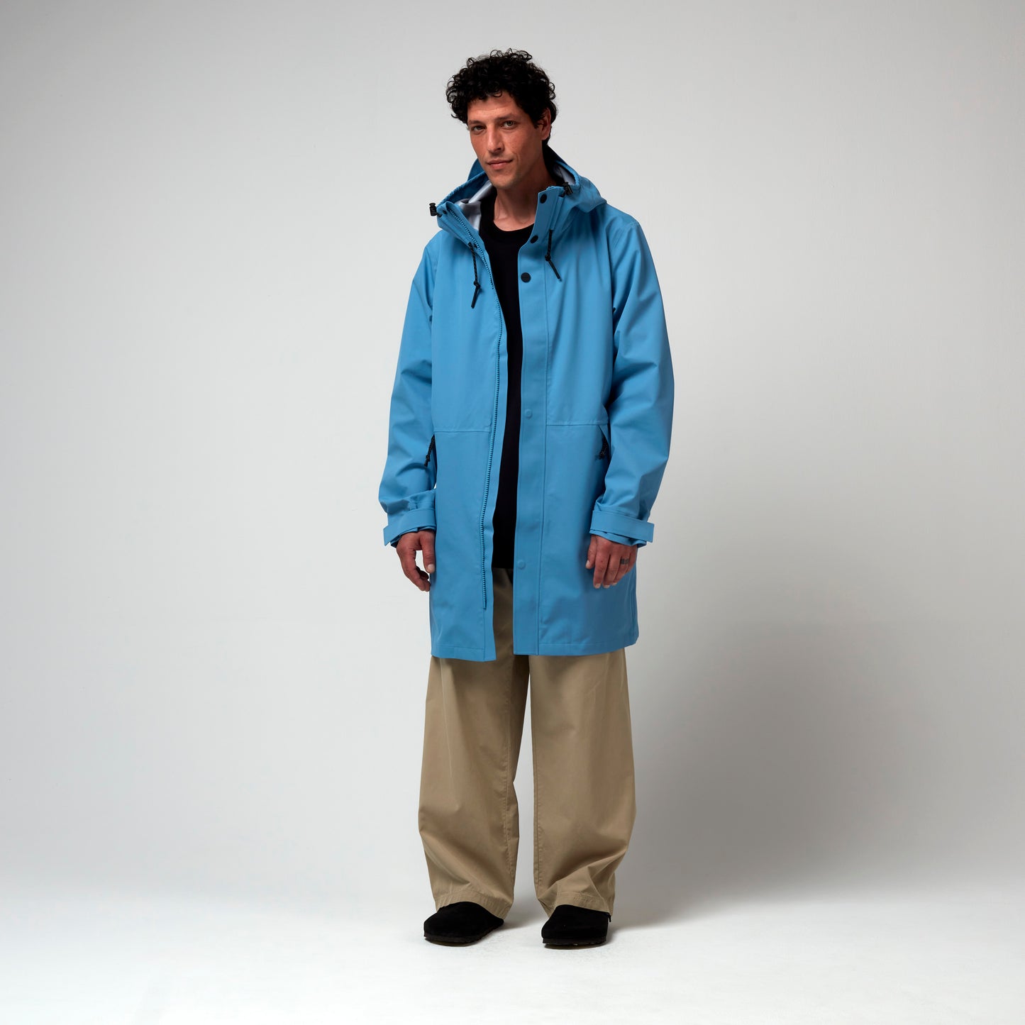 Rain Eater, Niagara Blue, Waterproof Coat