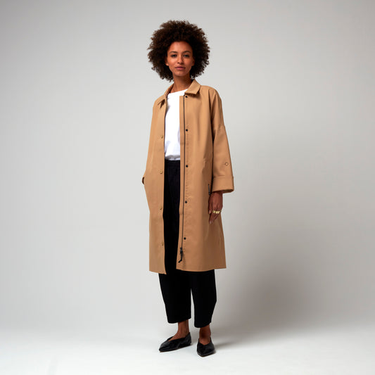 The Dry, Tan, Waterproof Coat