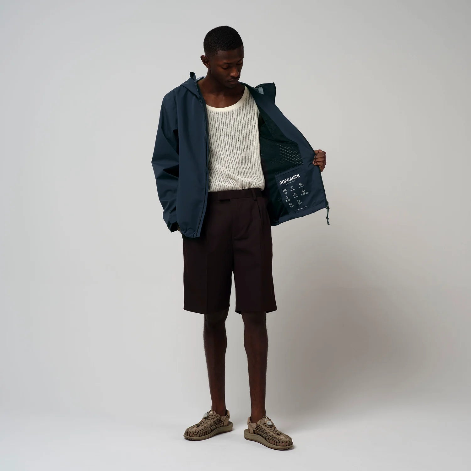 Conditions, Deep Black, Waterproof Jacket 