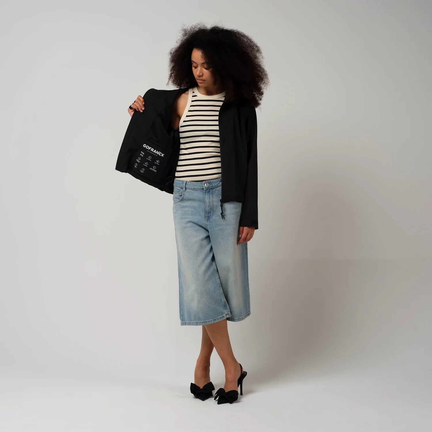 Conditions, Deep Black, Waterproof Jacket 