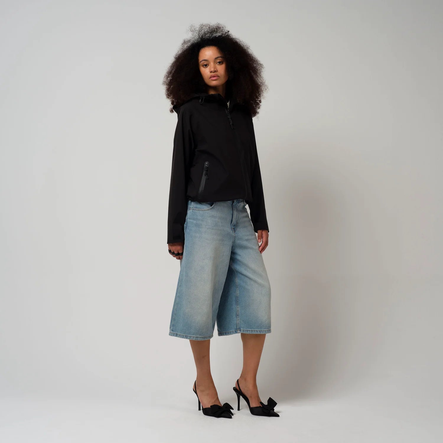 Conditions, Deep Black, Waterproof Jacket 