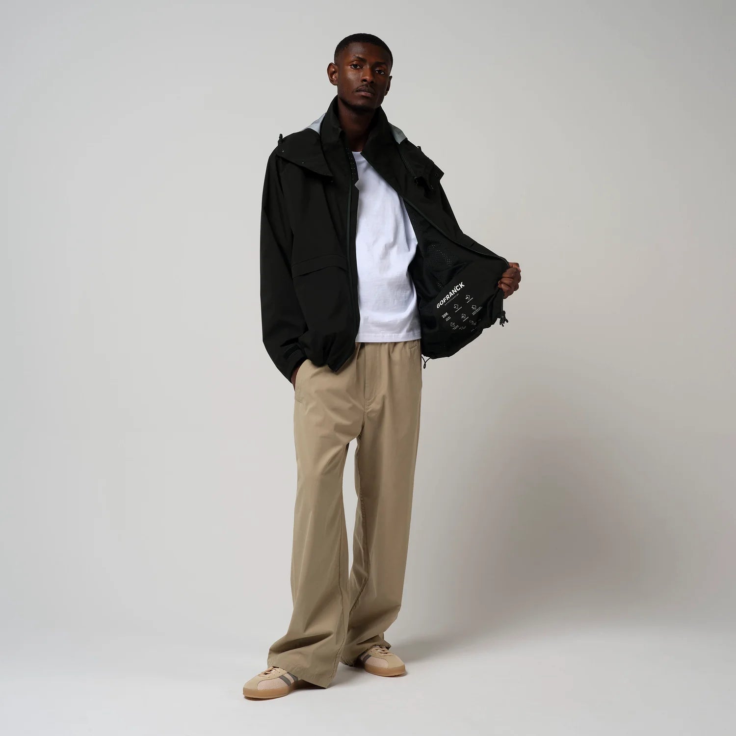 Conditions, Deep Black, Waterproof Jacket 