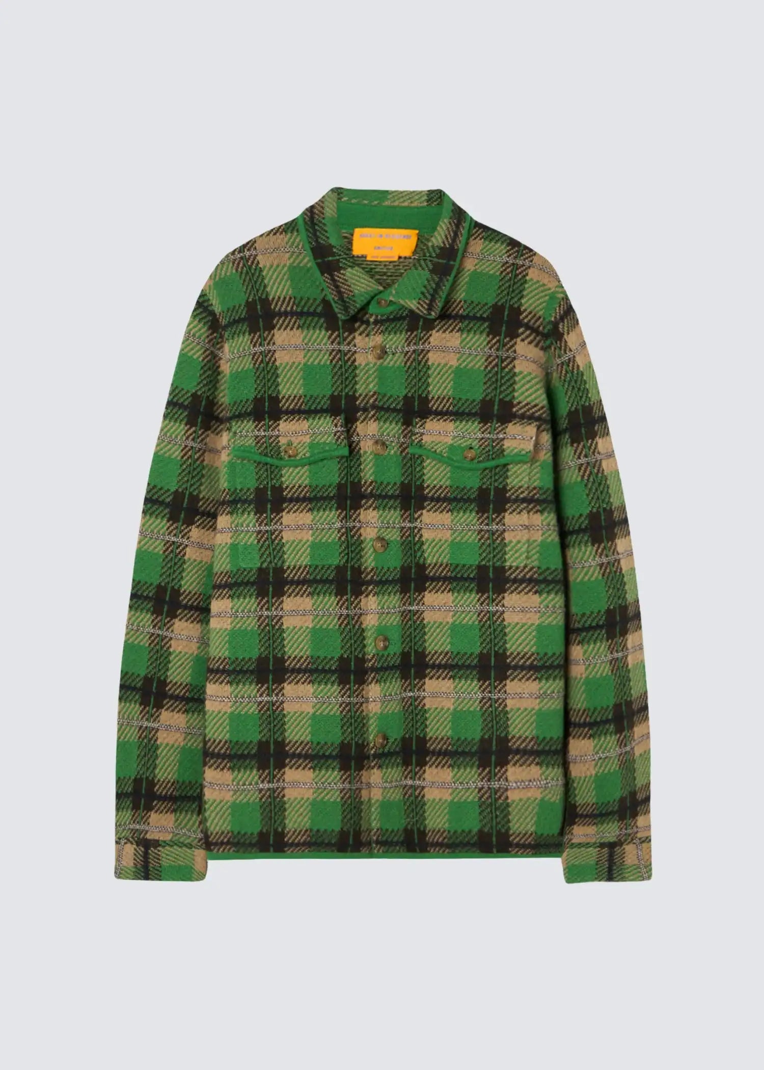 Guest in Residence, Plaid Work Shirt, Canopy Combo, Strickjacke
