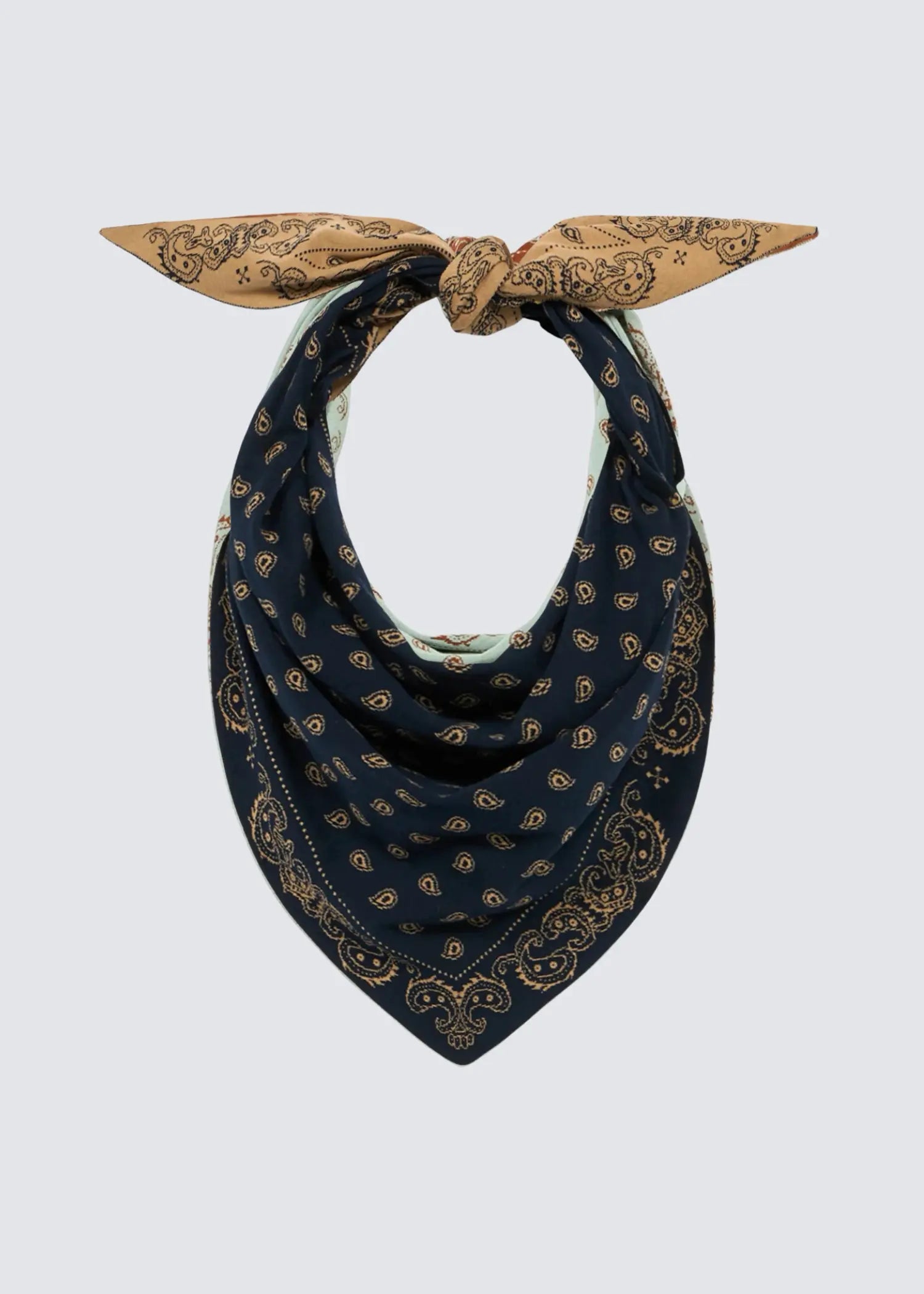 Guest in Residence, The Wild Rag, Navy/Camel, Schal