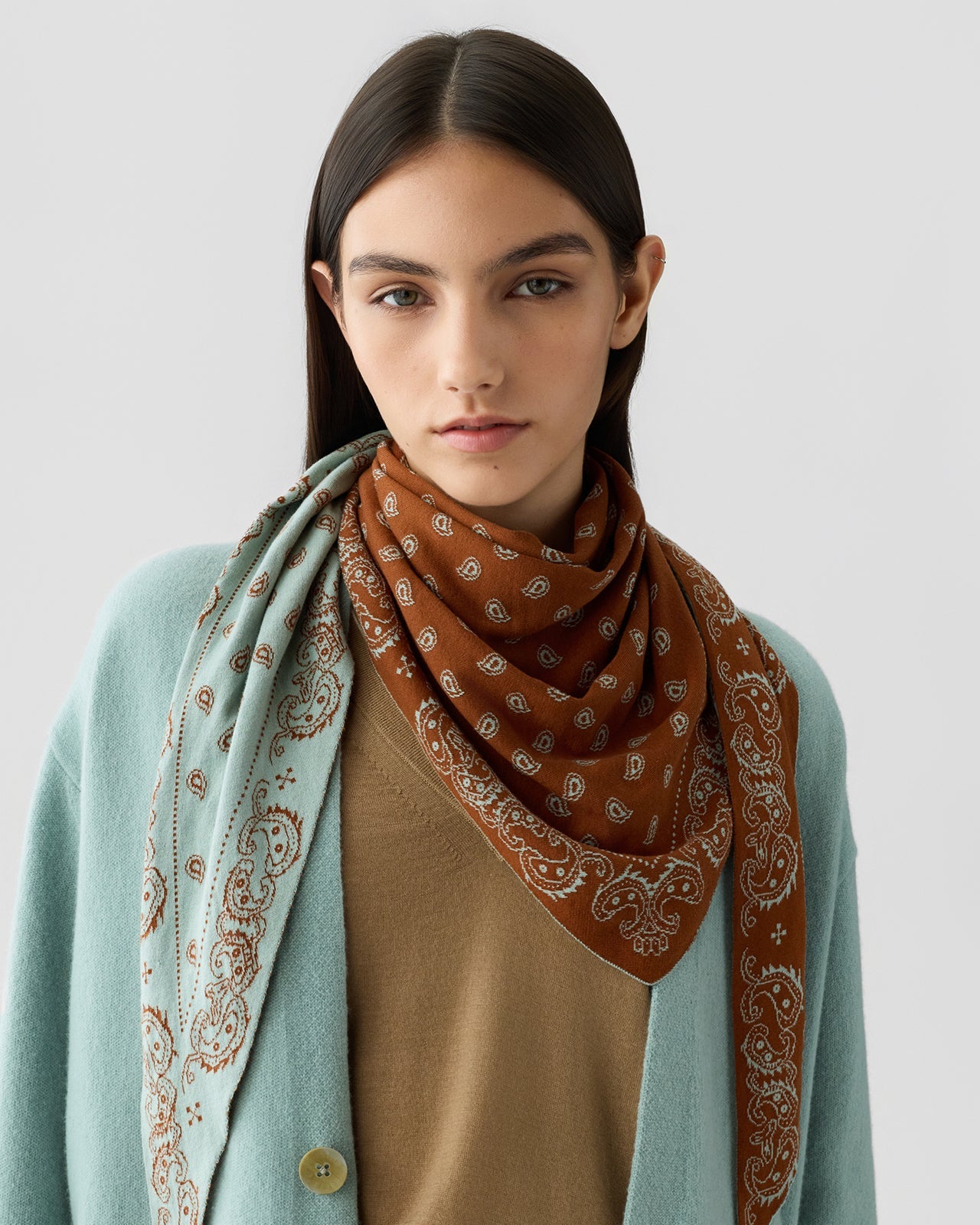 Guest in Residence, The Wild Rag, Sage/Sienna, Schal