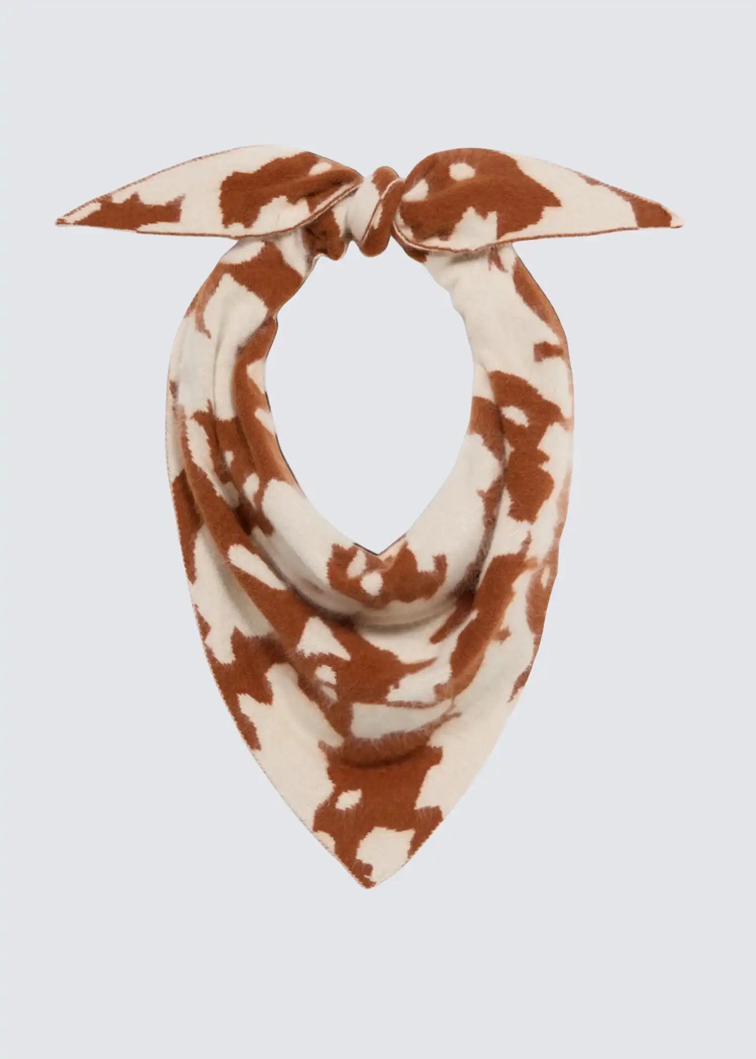 Guest in Residence, The Wild Rag, Cowhide, Cream/Burnt Sienna, Schal
