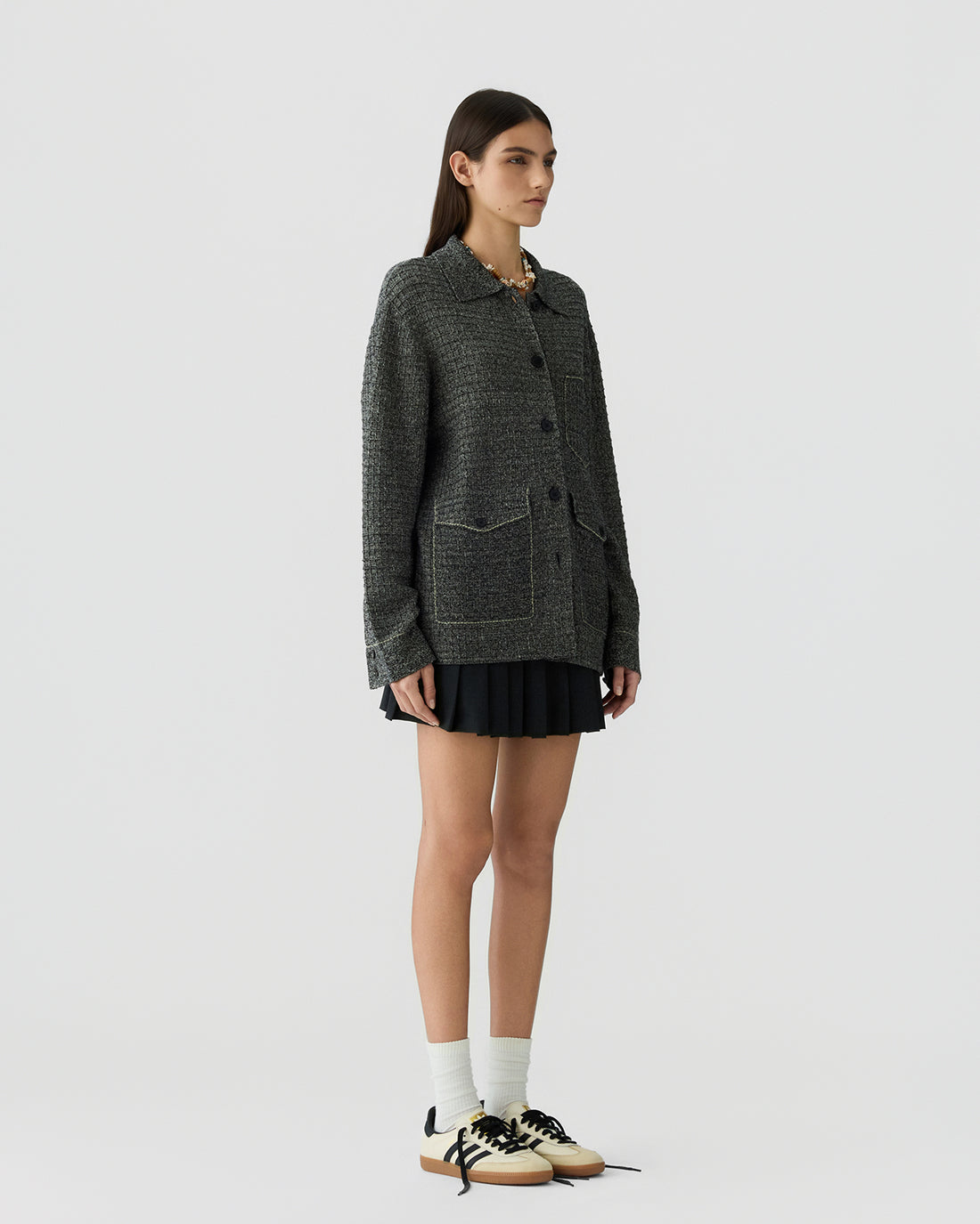 Dark beige, beanie 