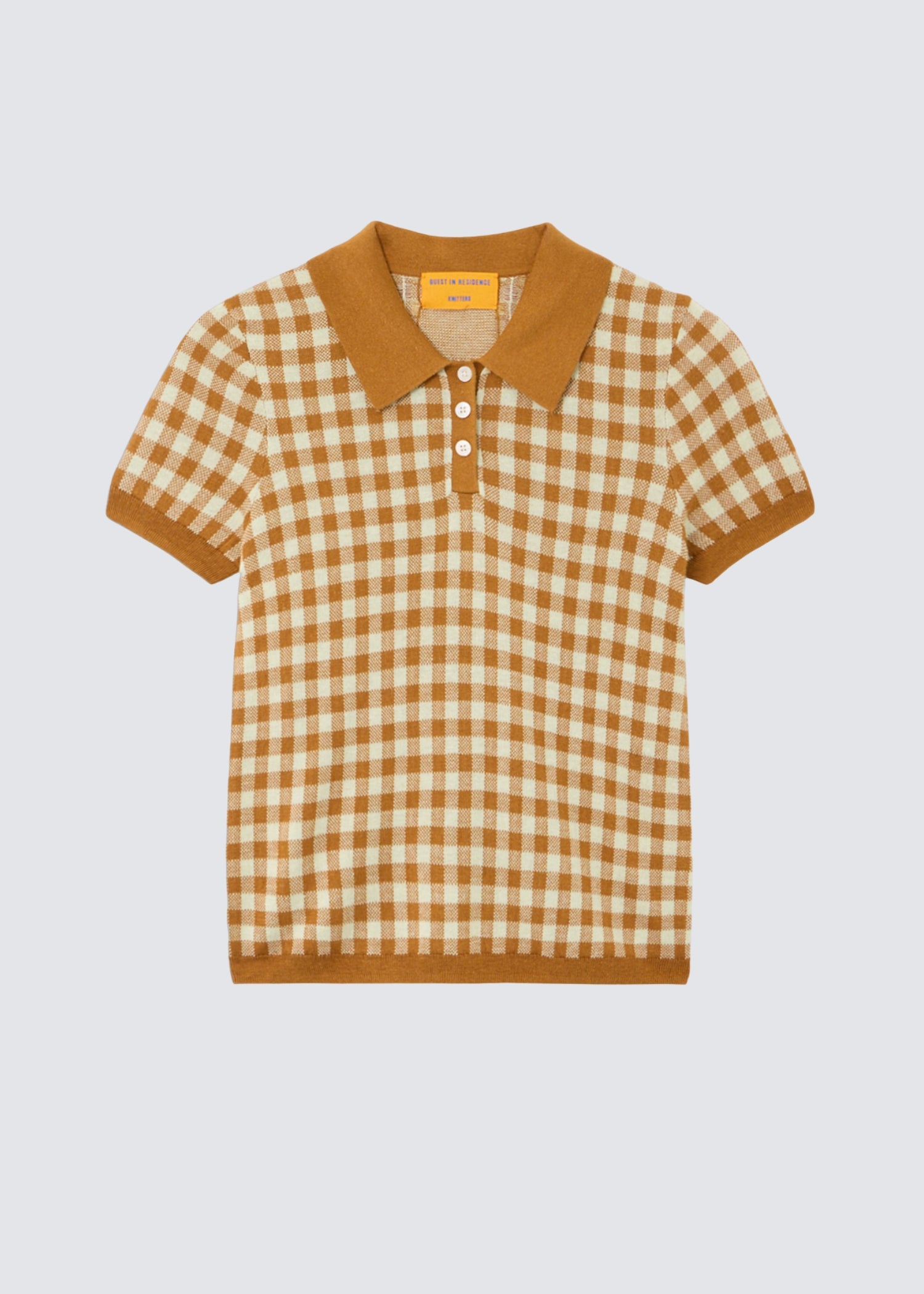 Gingham, Suede Lime, Polo