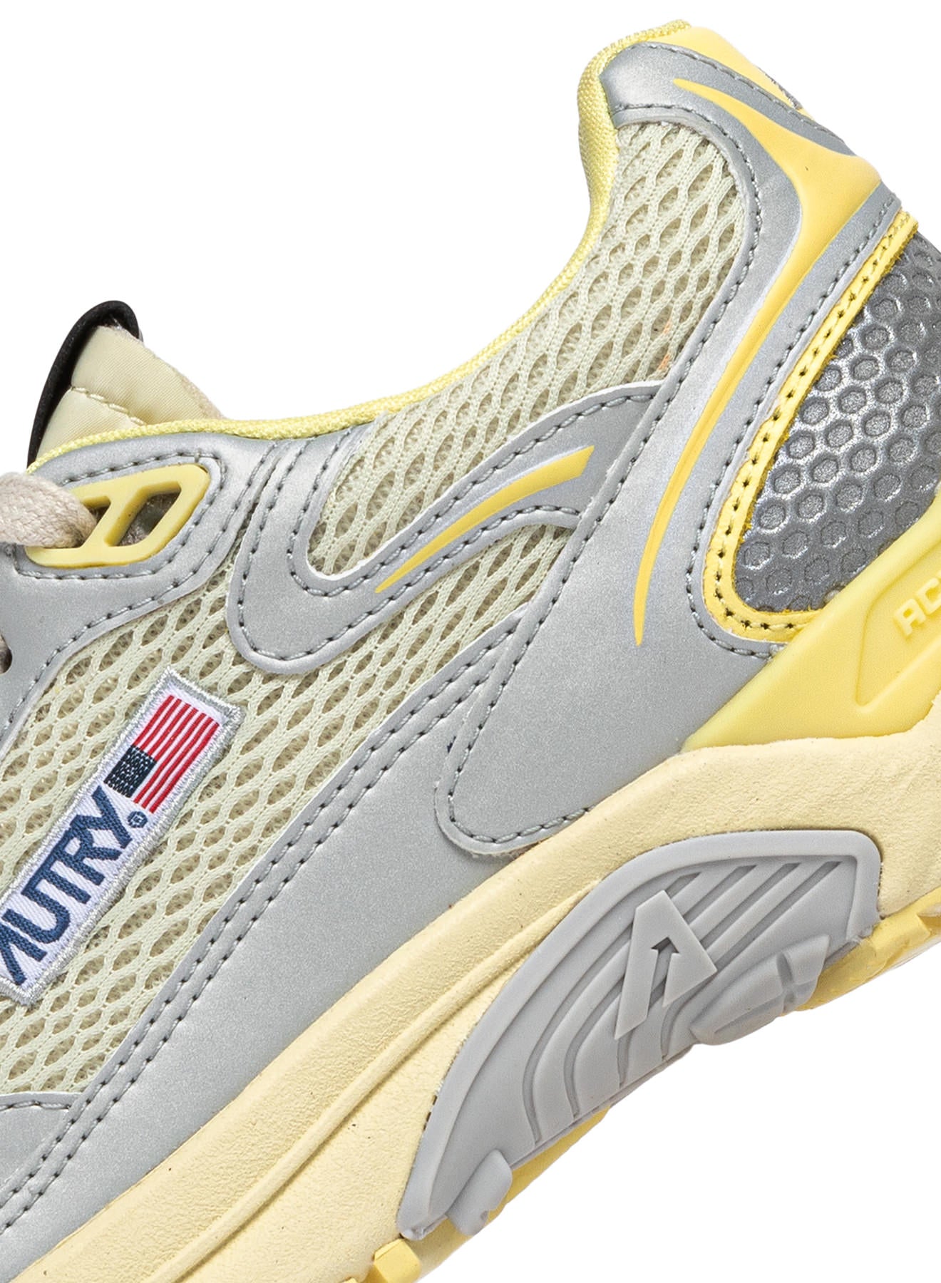 Hyperway Low, Silver/Asparagus/Lemon, Sneaker