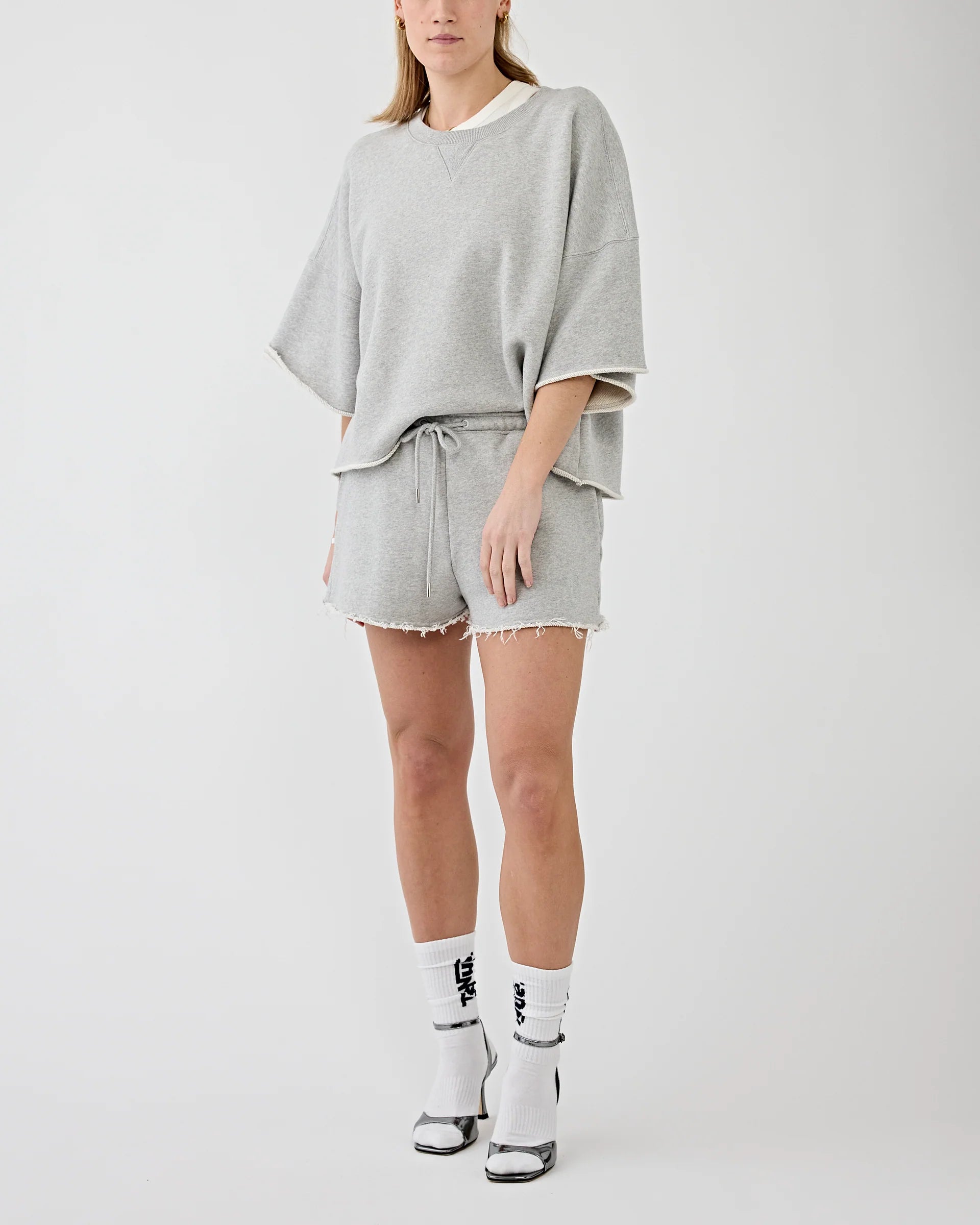Harper, Grey Melange, Sweatshirt