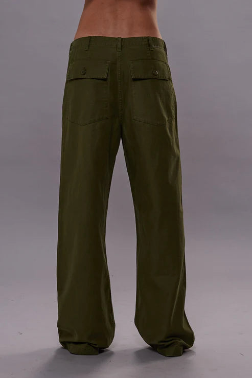 Wide Leg Utility, Olive, Hose