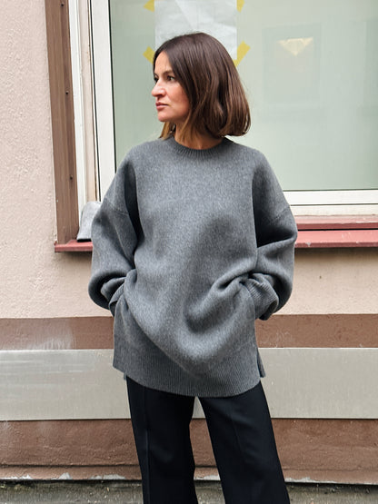 Grey Melange, Pullover