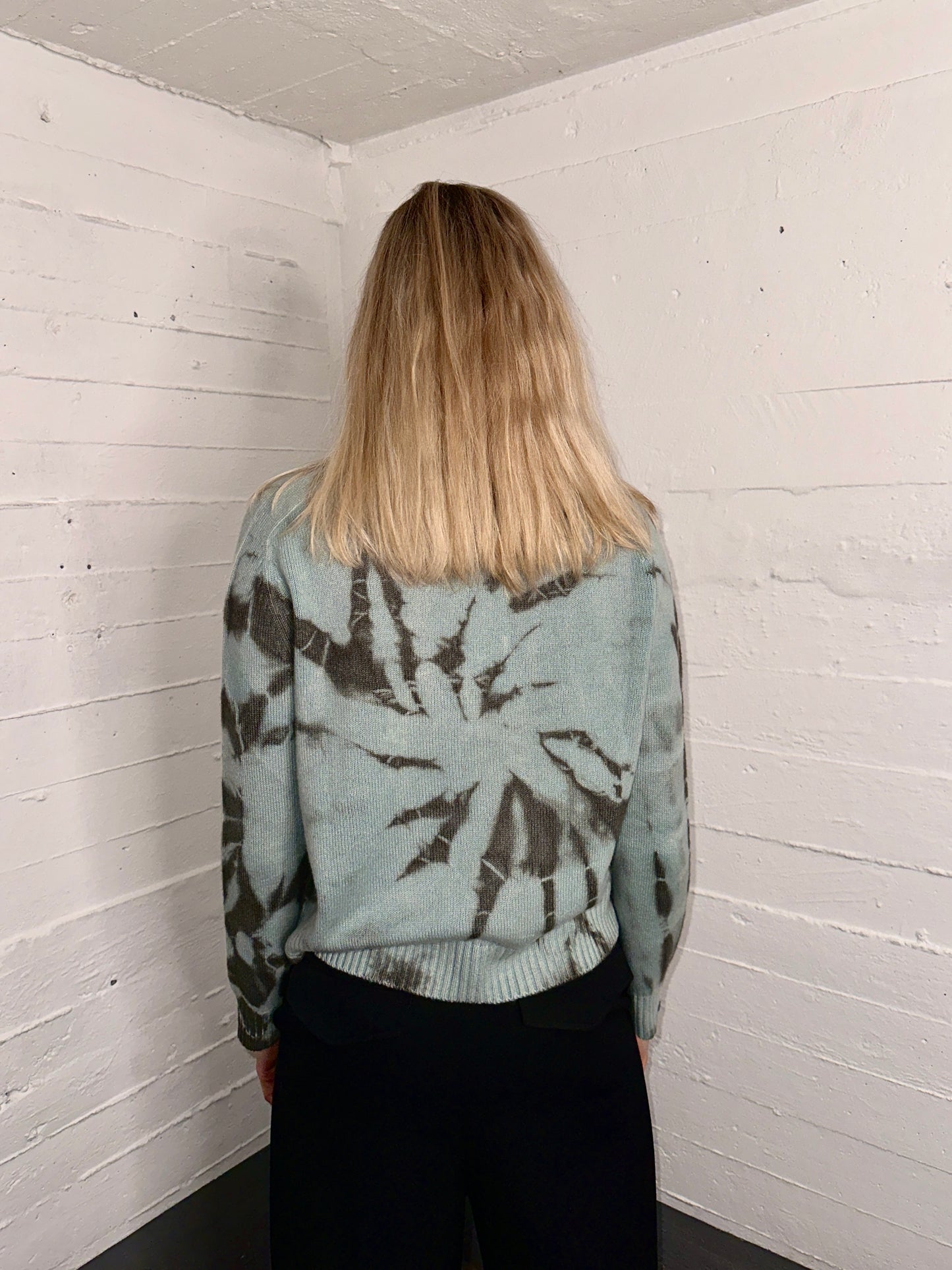 Flores, Mint/Grey, Pullover