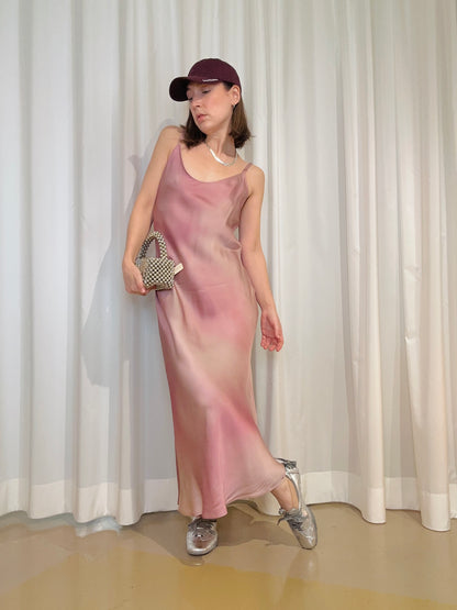 Satin, Multi Pink, Dress