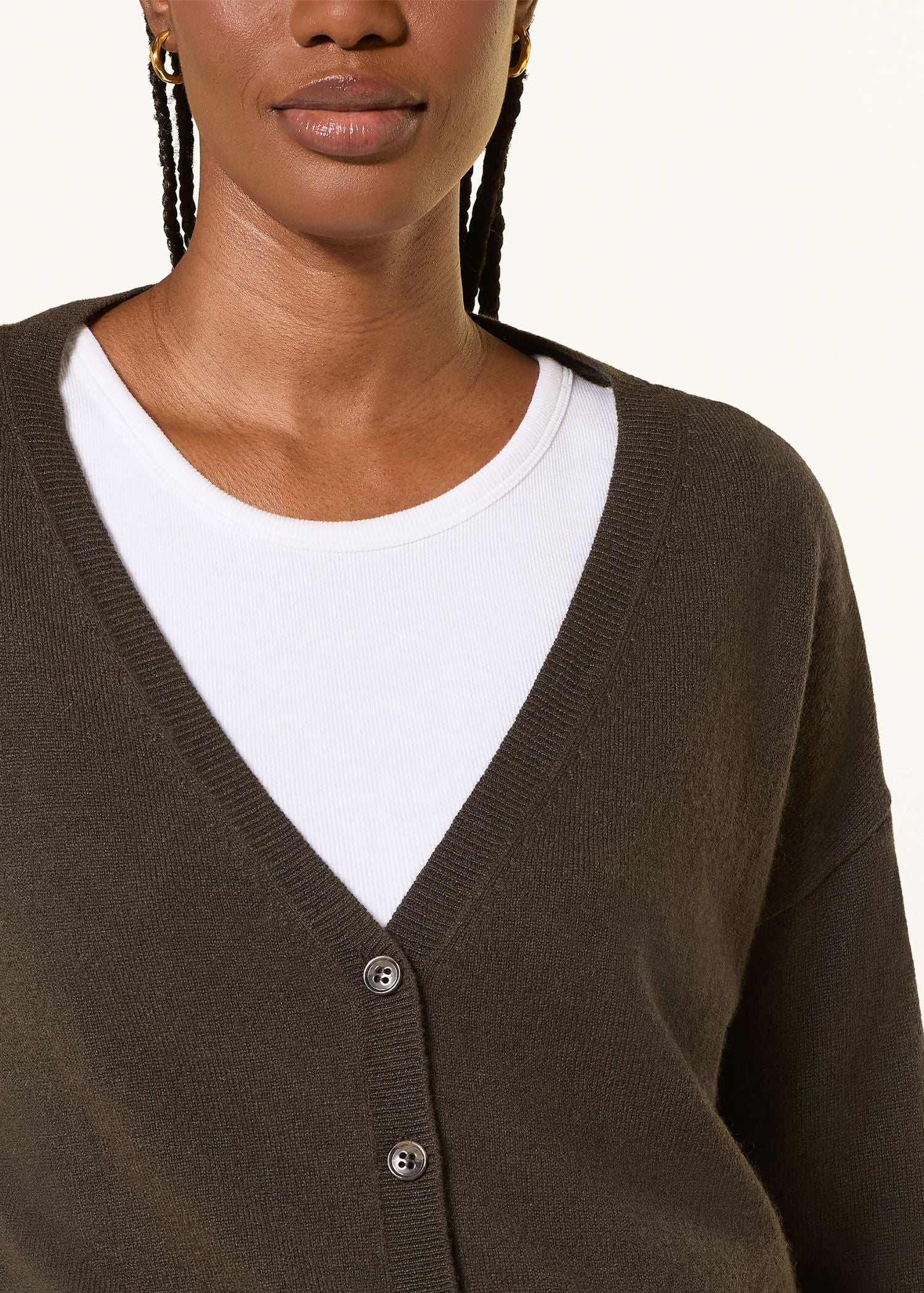 Lisa Yang, Abby, Dark Oak, Strickjacke