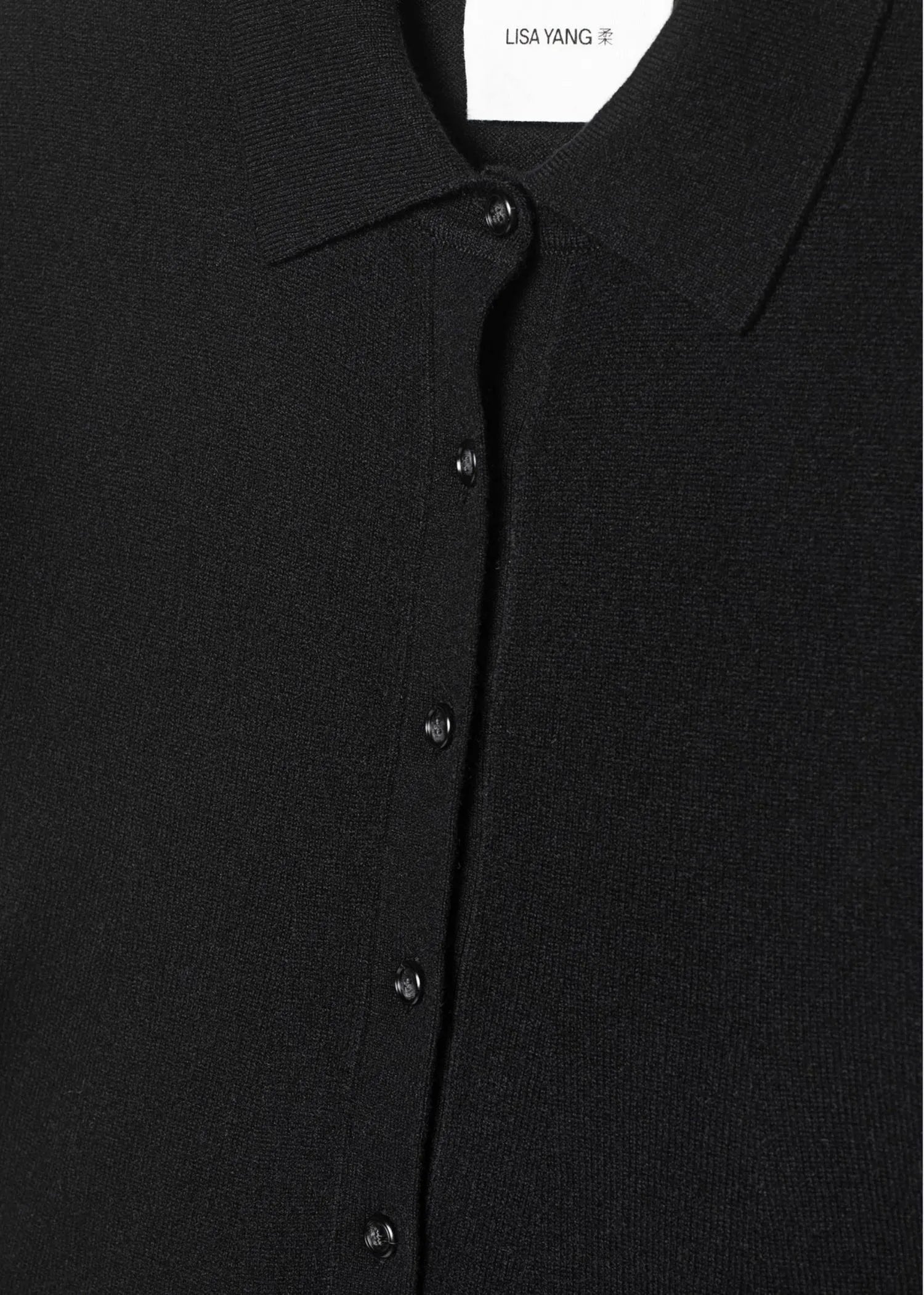 Lisa Yang, Leith, Black, Polo-Shirt