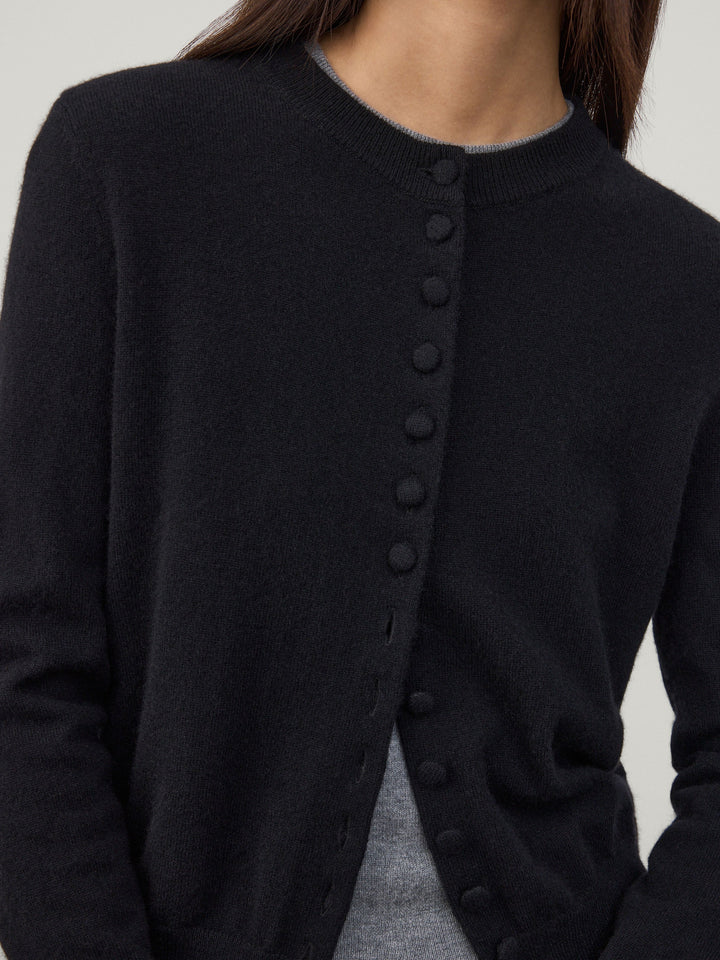 Wilona, Black, Cardigan