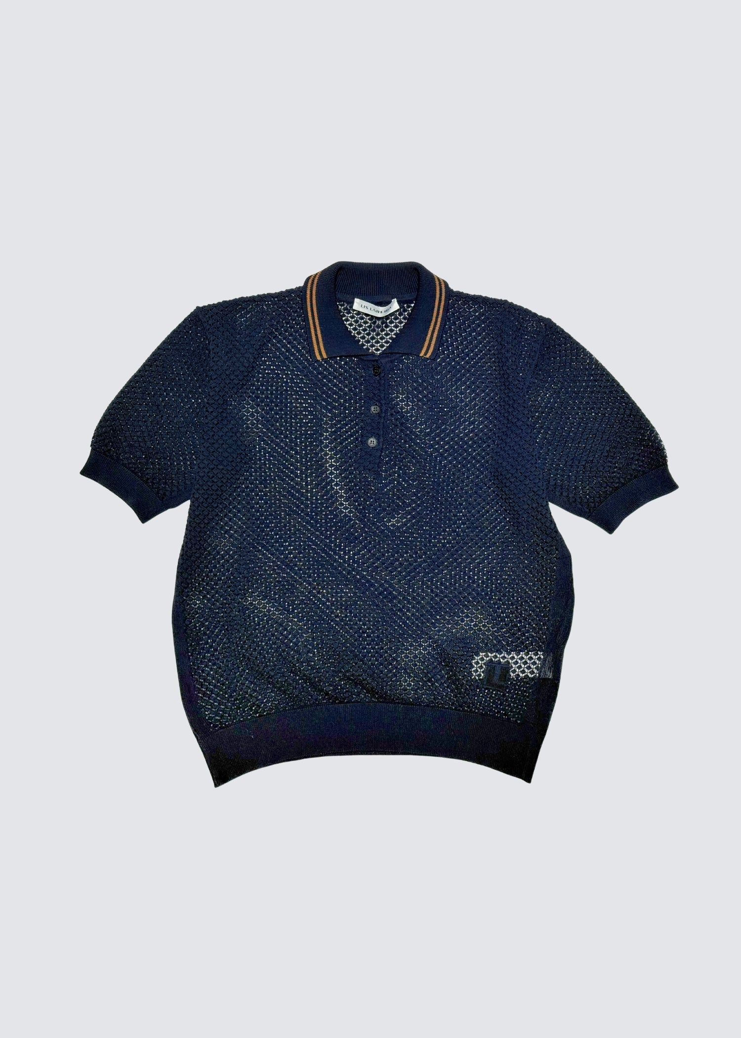 Tonina, Nero Navy Copper, Polo-Shirt