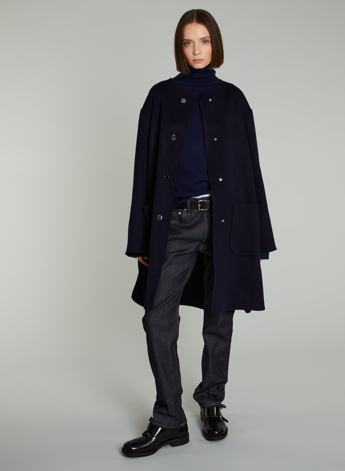 Frisco, Navy, Coat