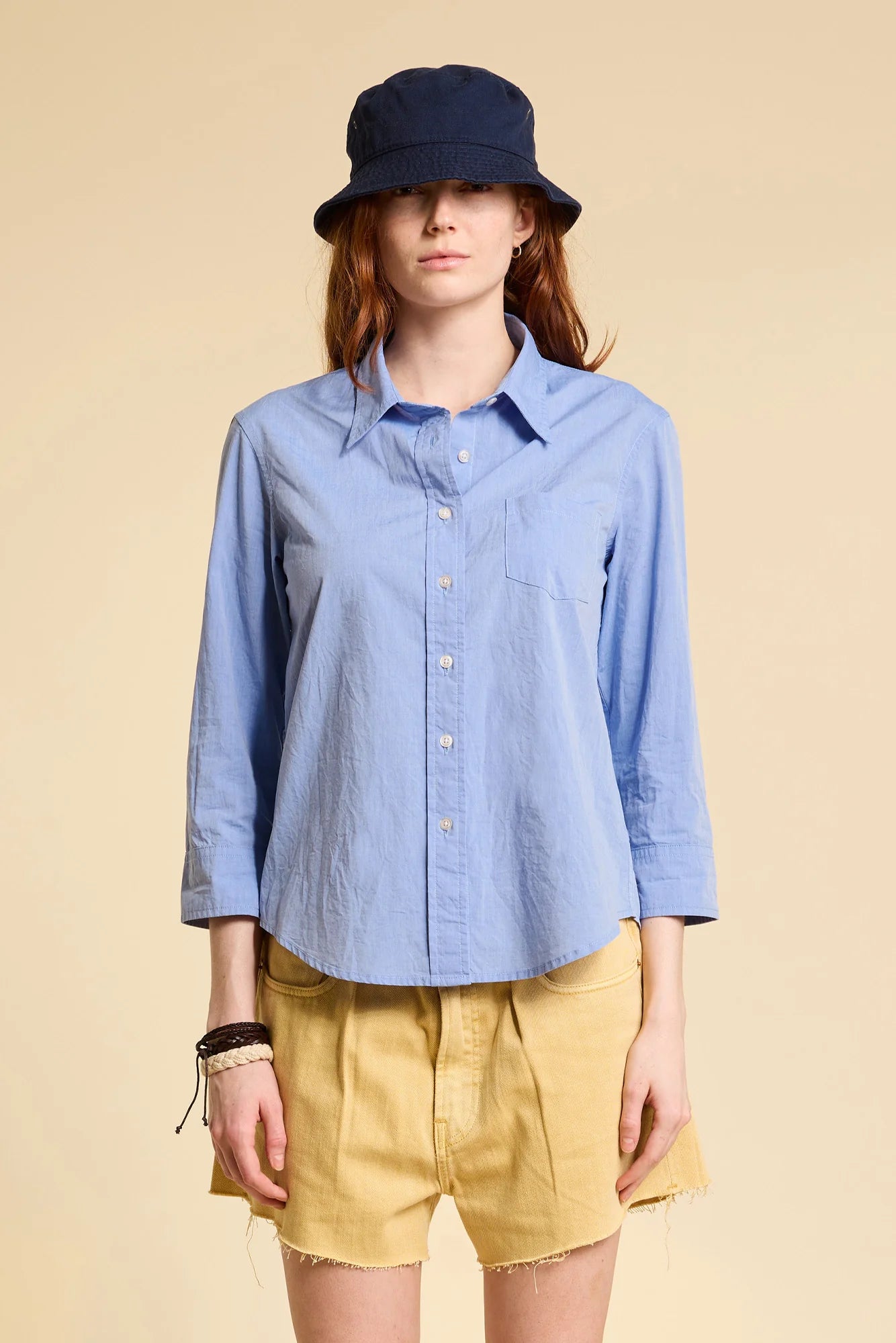 Adrienne, Medium Blue, Shirt