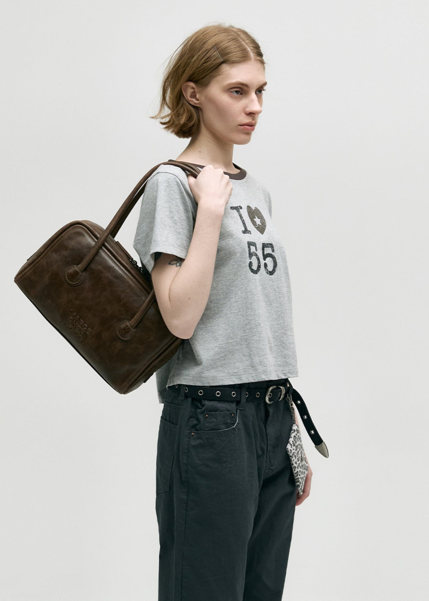 Marge Sherwood, Soft Boston, Washed Brown, Tasche