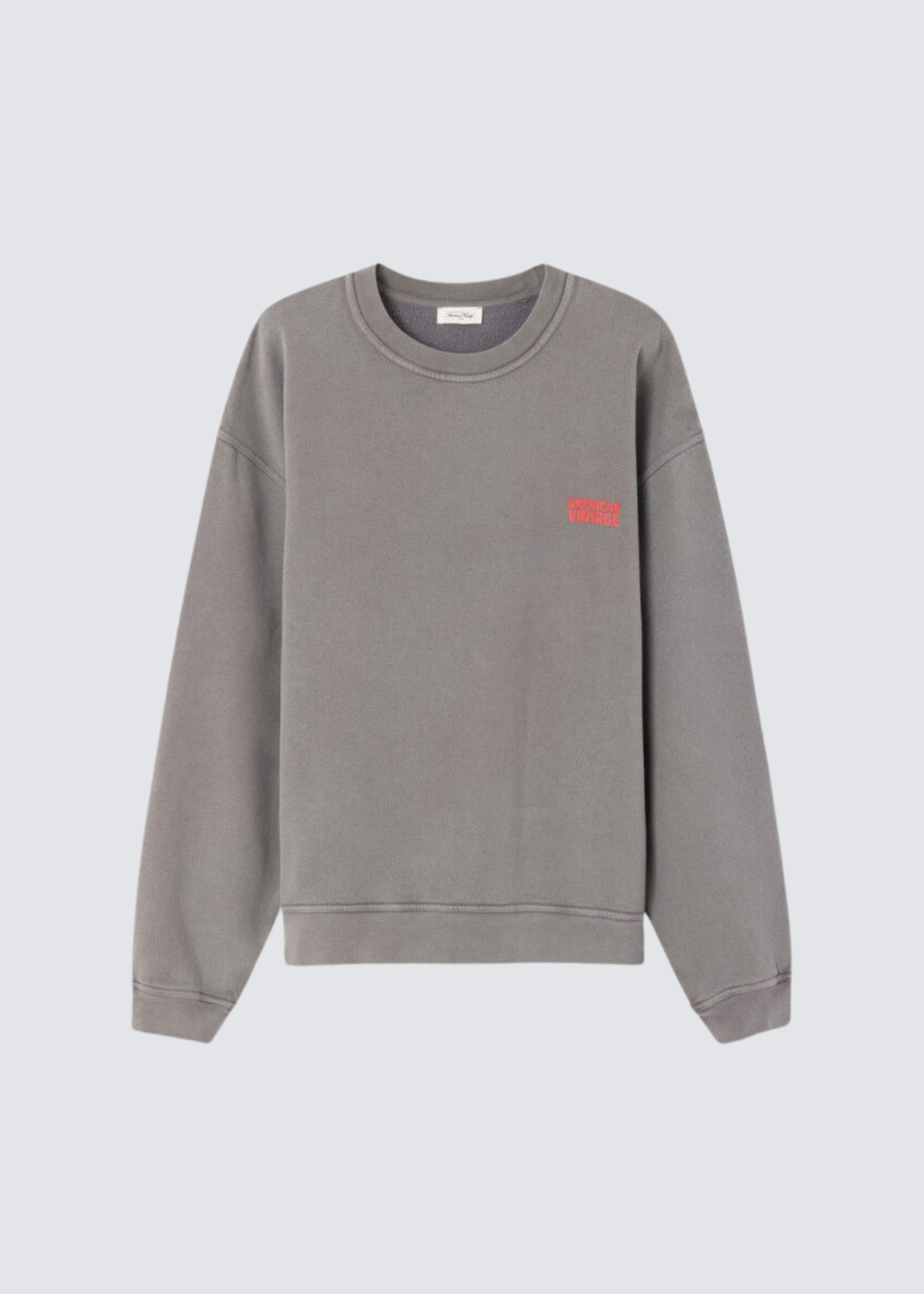 American Vintage Plizzy Sweater aus Baumwolle mit einer lockeren Passform - Frontansicht 