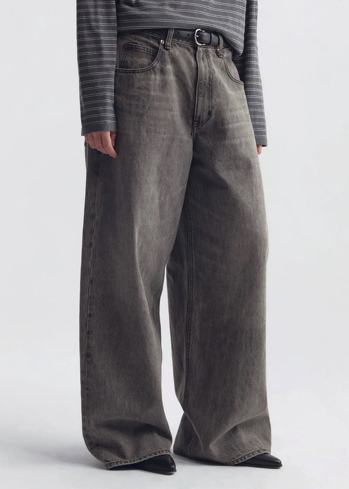 Nili Lotan, Terese, Ash Grey Wash, Jeans